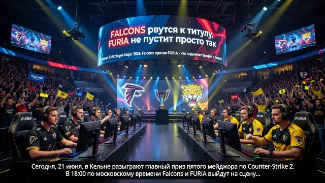 Falcons рвутся к титулу. FURIA не пустит просто так
